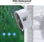 2K Security Cameras Wireless Outdoor, Battery Powered for Home Security Cameras