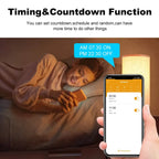 Tuya Smart Plug Wifi Socket 20A with Power Monitoring US Canada Mexico Peru Japan Timing Voice Control Support Alexa Google Home