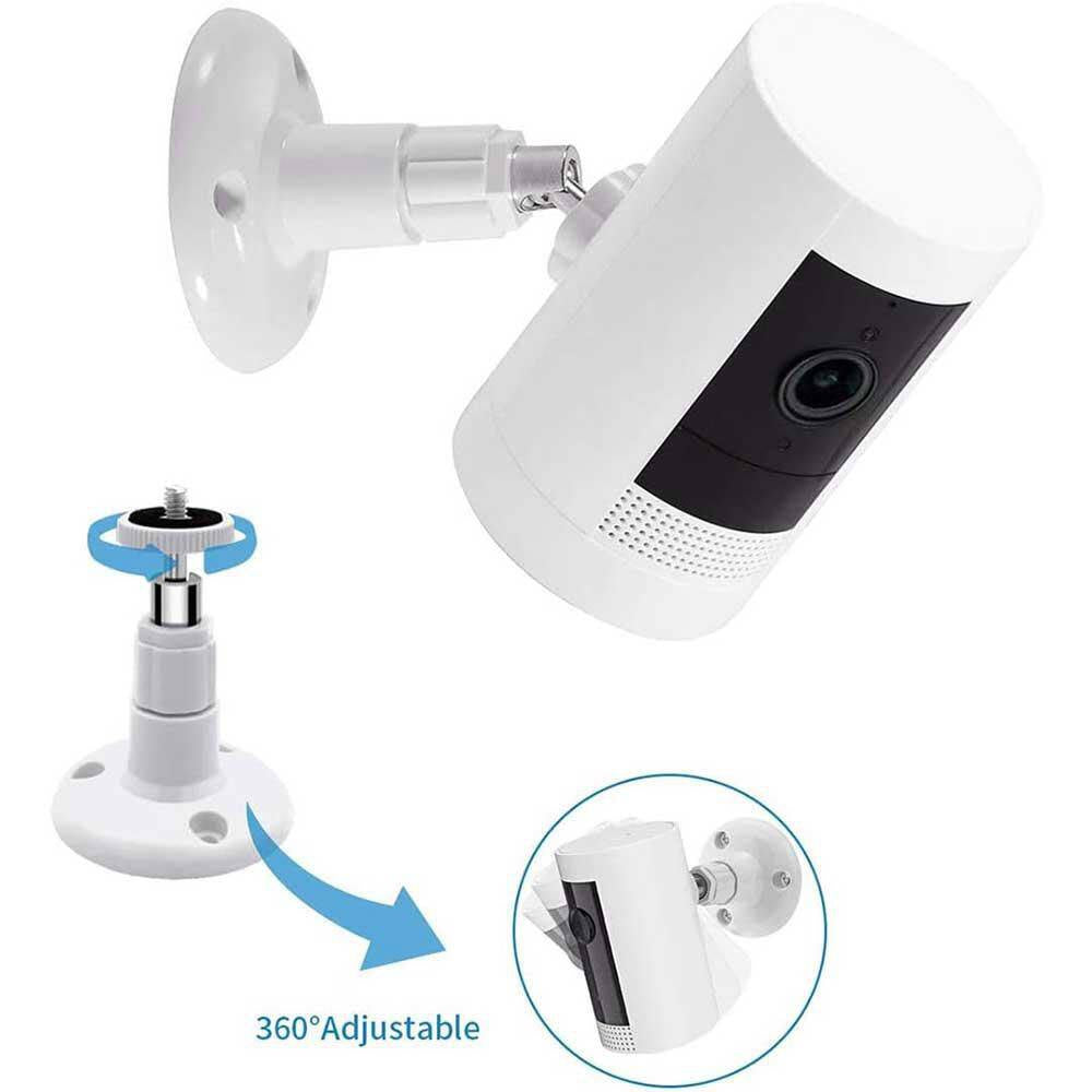 2-Pack Adjustable Wall Mount for Security Cameras, 360° Rotation, Easy Installation