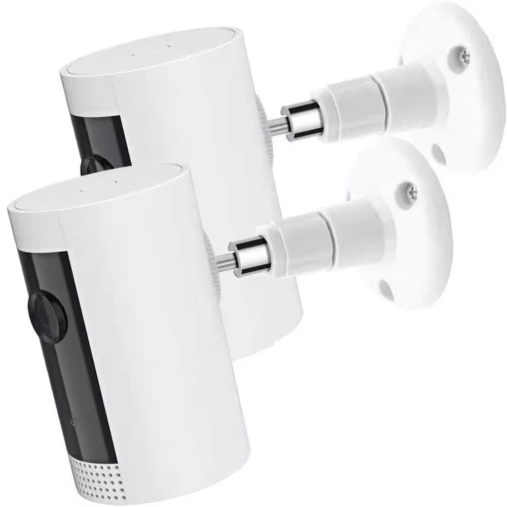 2-Pack Adjustable Wall Mount for Security Cameras, 360° Rotation, Easy Installation