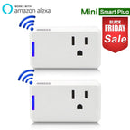 Smart Plug Combo (2-Pack) , Custom Scheduling, Voice Control, 2-Pack Mini Wifi Plugs - 10A, Voice Control, Timer, Etl/Fcc/Rohs Certified