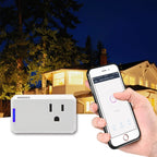 Smart Plug Combo (2-Pack) , Custom Scheduling, Voice Control, 2-Pack Mini Wifi Plugs - 10A, Voice Control, Timer, Etl/Fcc/Rohs Certified