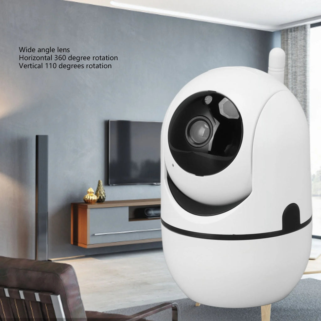 Security Cameras, Indoor Camera Horizontal 360 Degree Easy Setup for Baby Monitor Pets