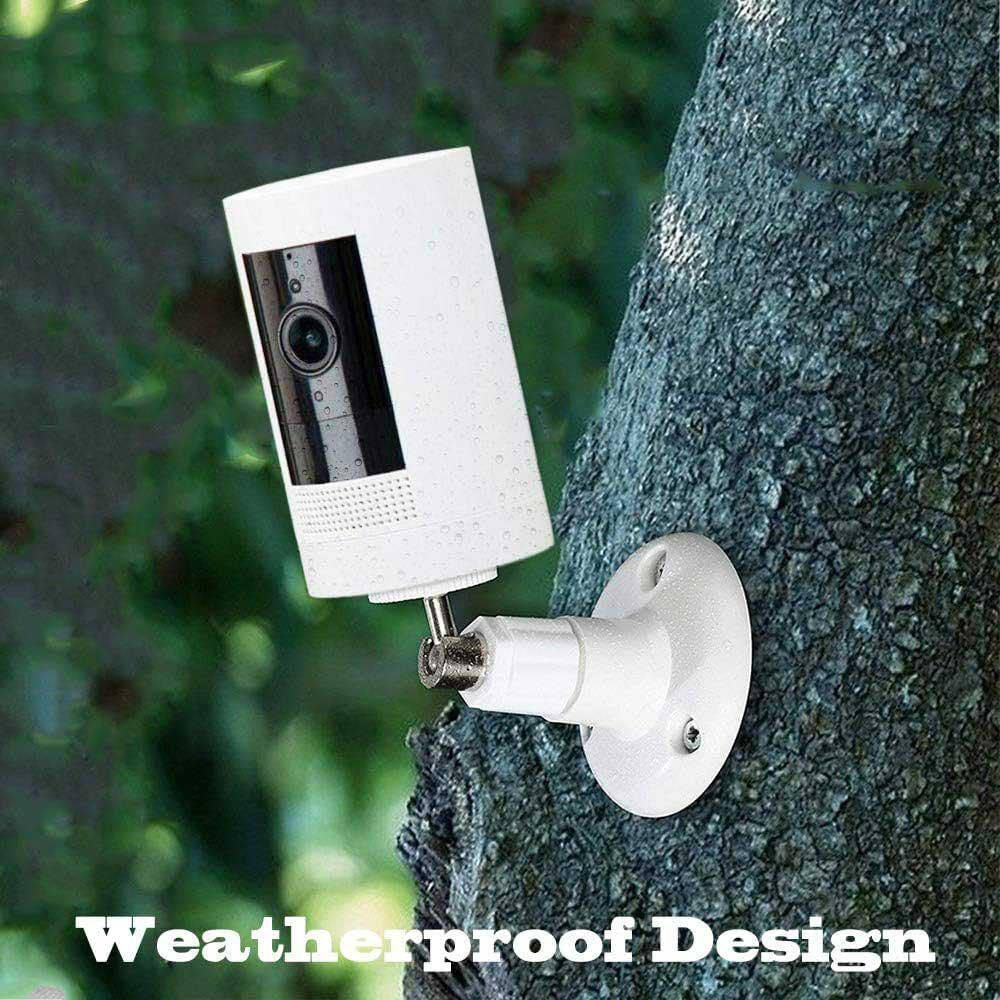 2-Pack Adjustable Wall Mount for Security Cameras, 360° Rotation, Easy Installation