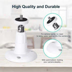 2-Pack Adjustable Wall Mount for Security Cameras, 360° Rotation, Easy Installation